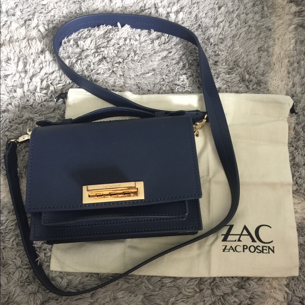 Zac Posen Crossbody mini accordian bag